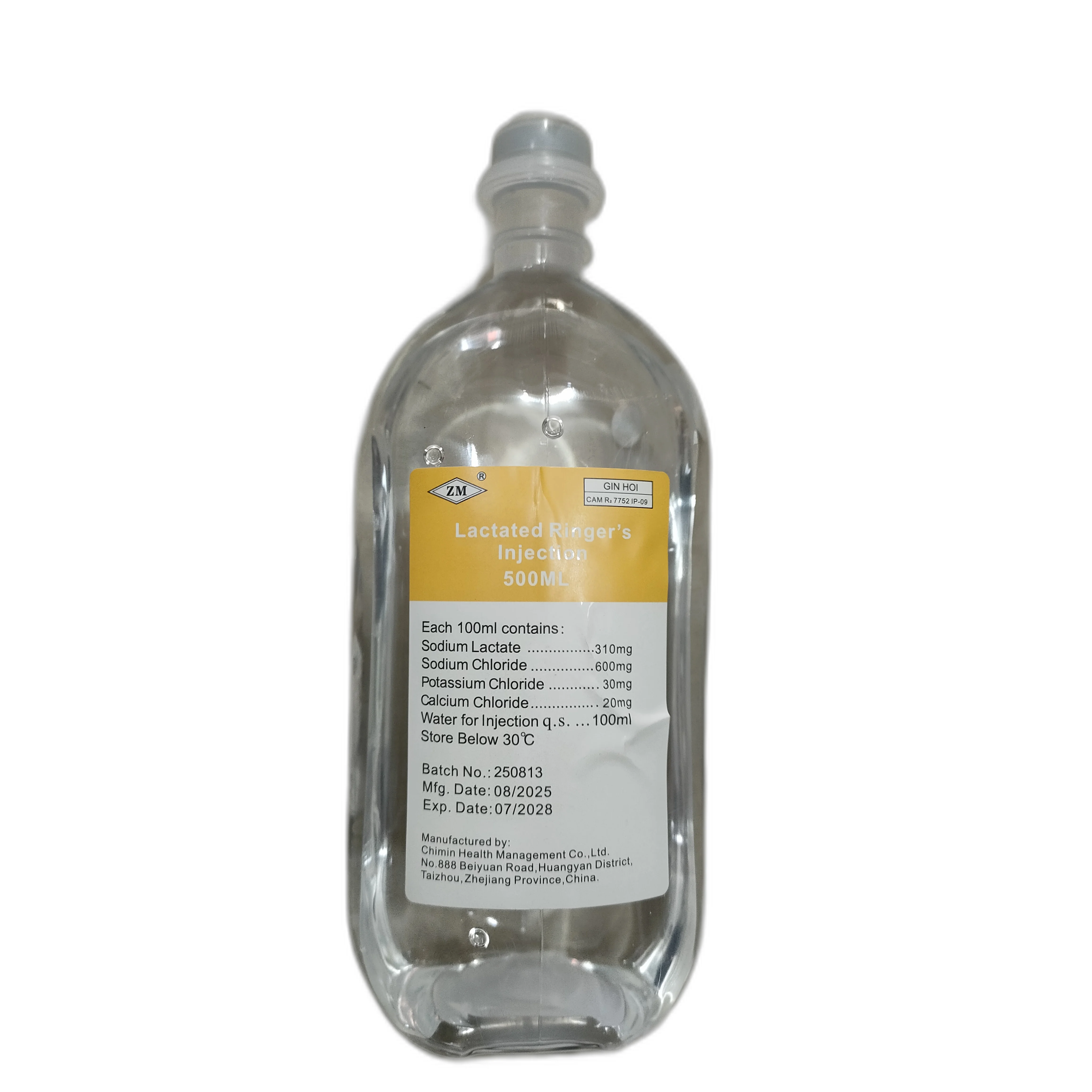 Lactated Ringer's Injection — available at pharmacies in Cambodia on PharmKulen