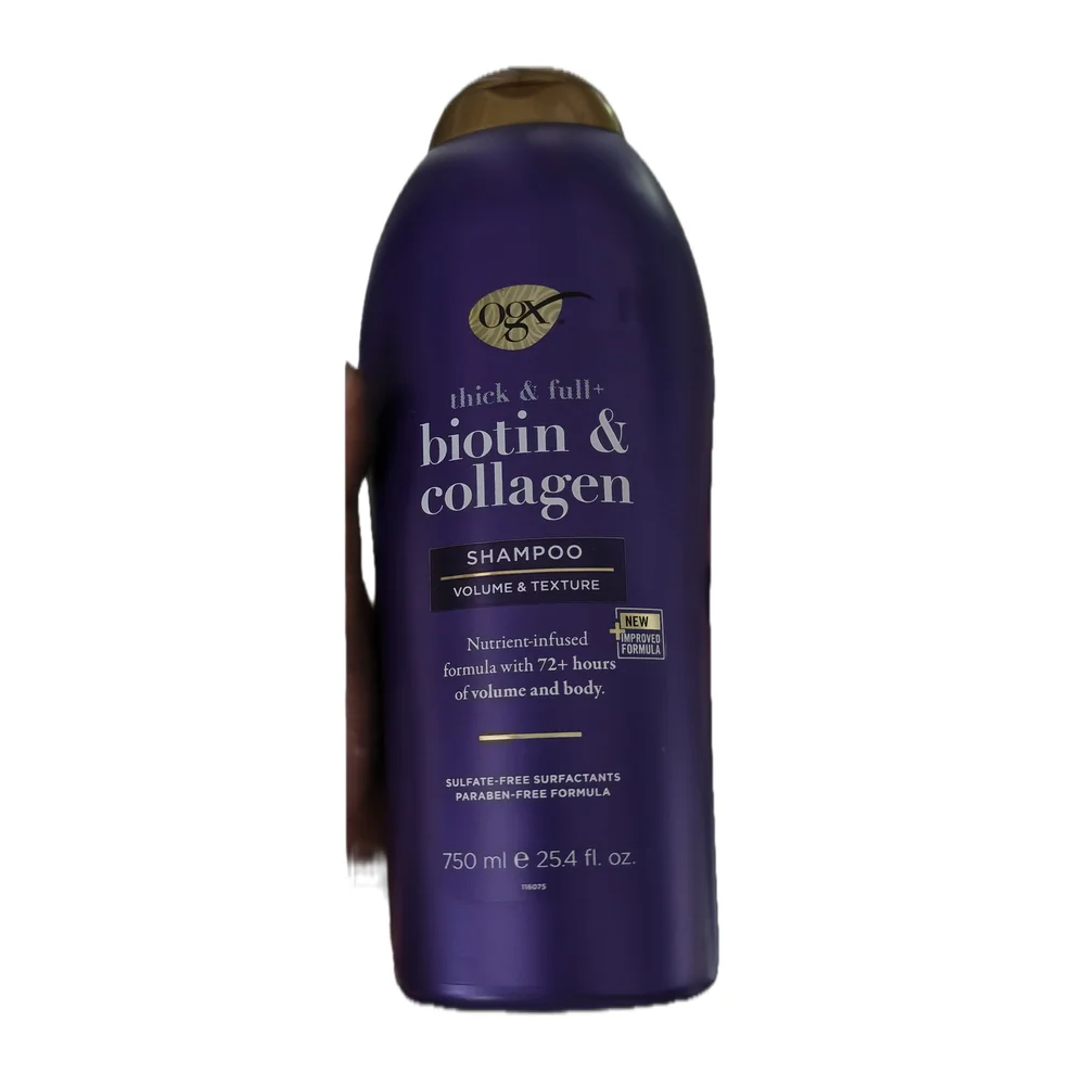 OGX Thick & Full + Biotin & Collagen Shampoo — available at pharmacies in Cambodia on PharmKulen