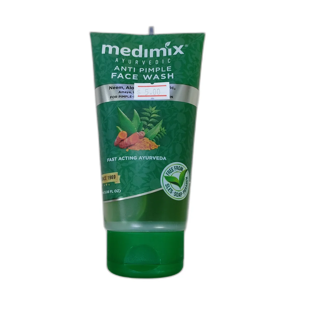 Medimix Ayurvedic Anti Pimple Face Wash — available at pharmacies in Cambodia on PharmKulen