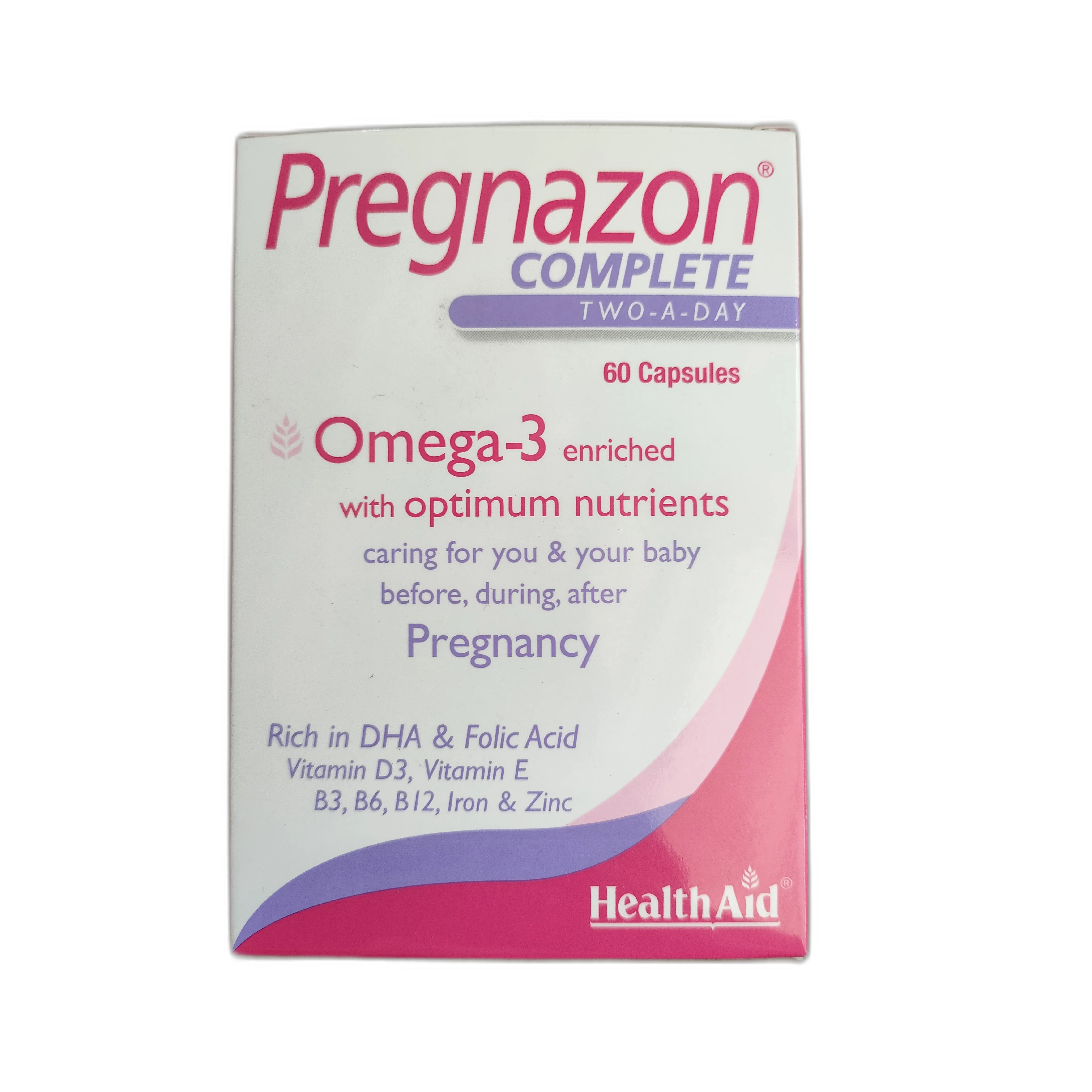 Pregnazon Complete — available at pharmacies in Cambodia on PharmKulen