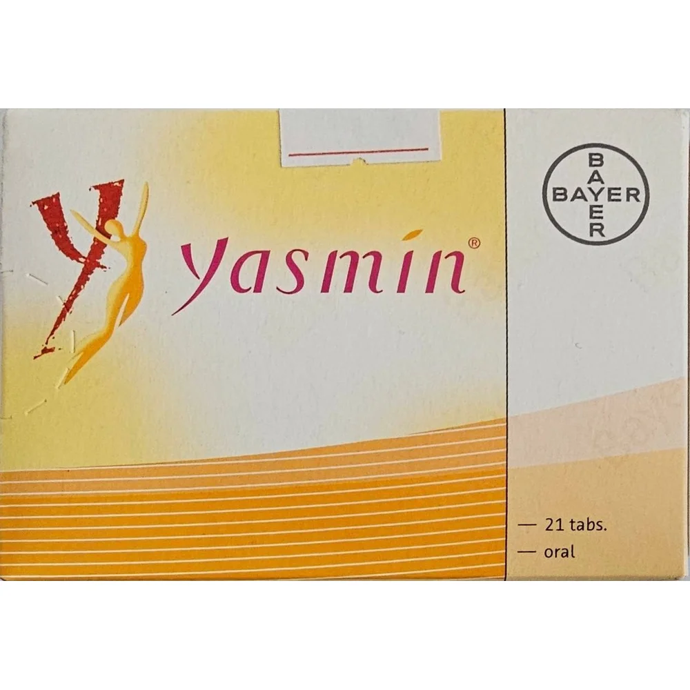 Yasmin — available at pharmacies in Cambodia on PharmKulen