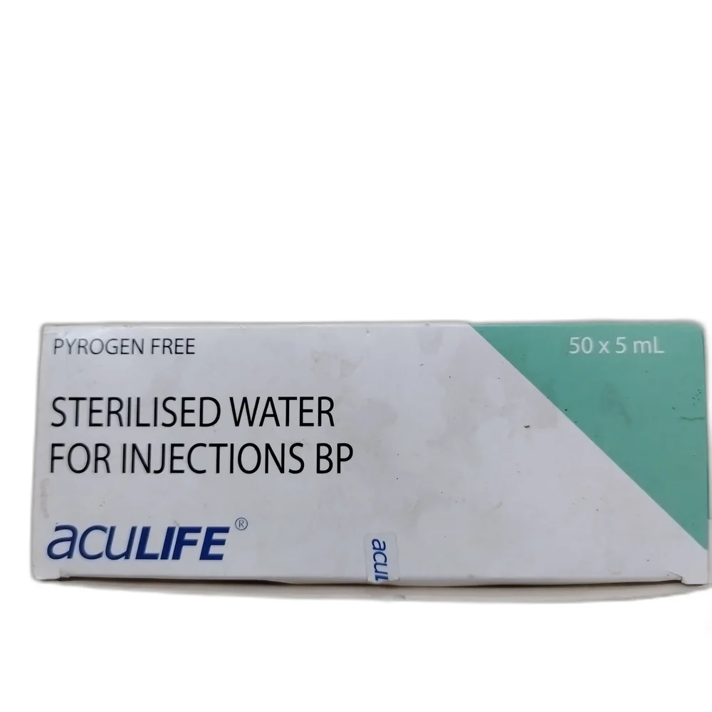Aculife Sterilised Water for Injections — available at pharmacies in Cambodia on PharmKulen