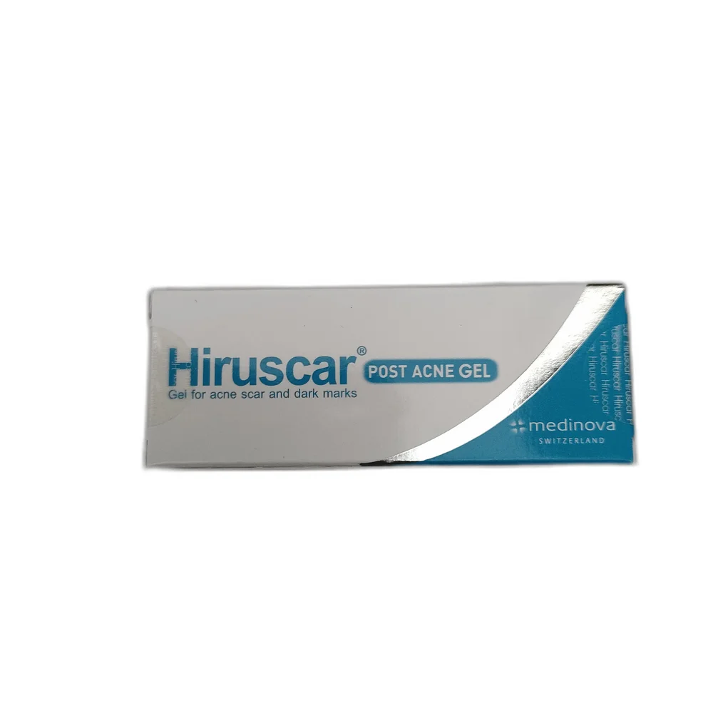 Hiruscar Post Acne Gel — available at pharmacies in Cambodia on PharmKulen