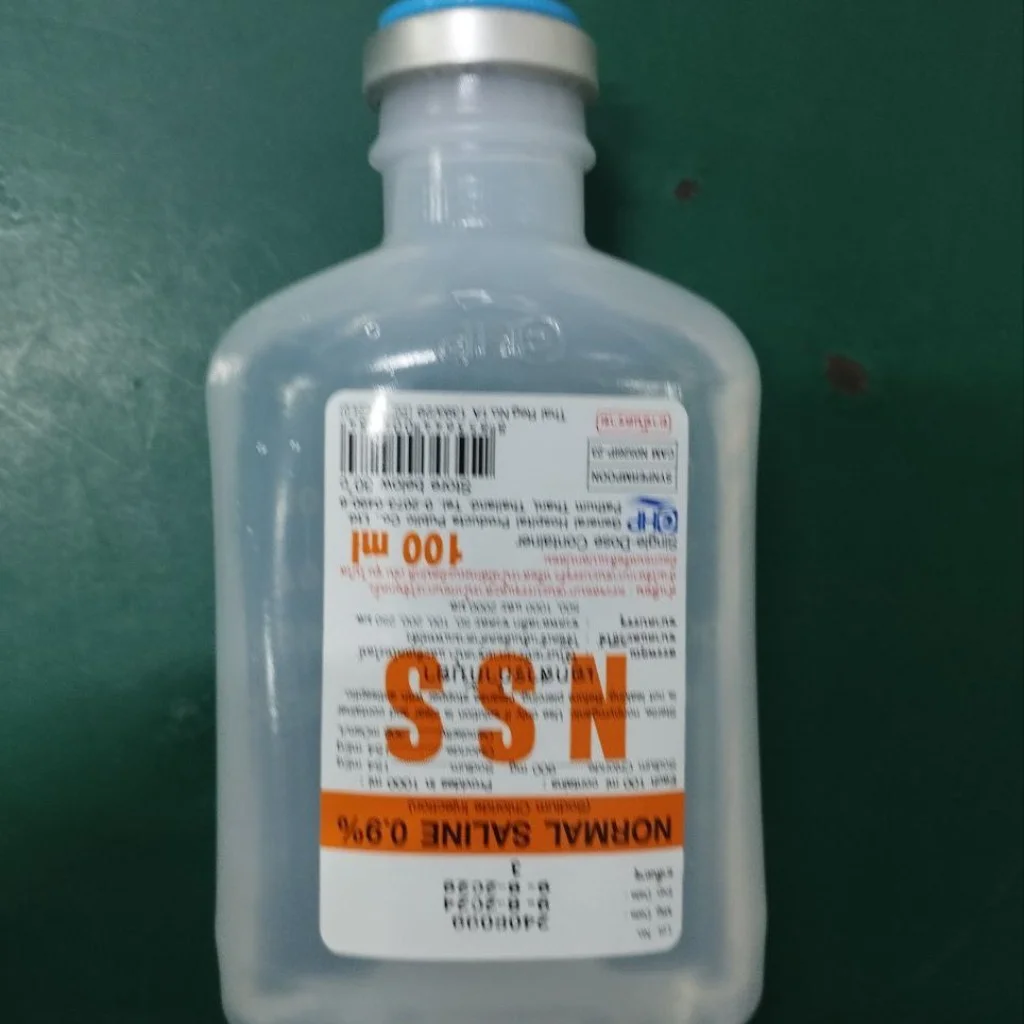 Normal Saline 0.9% — available at pharmacies in Cambodia on PharmKulen