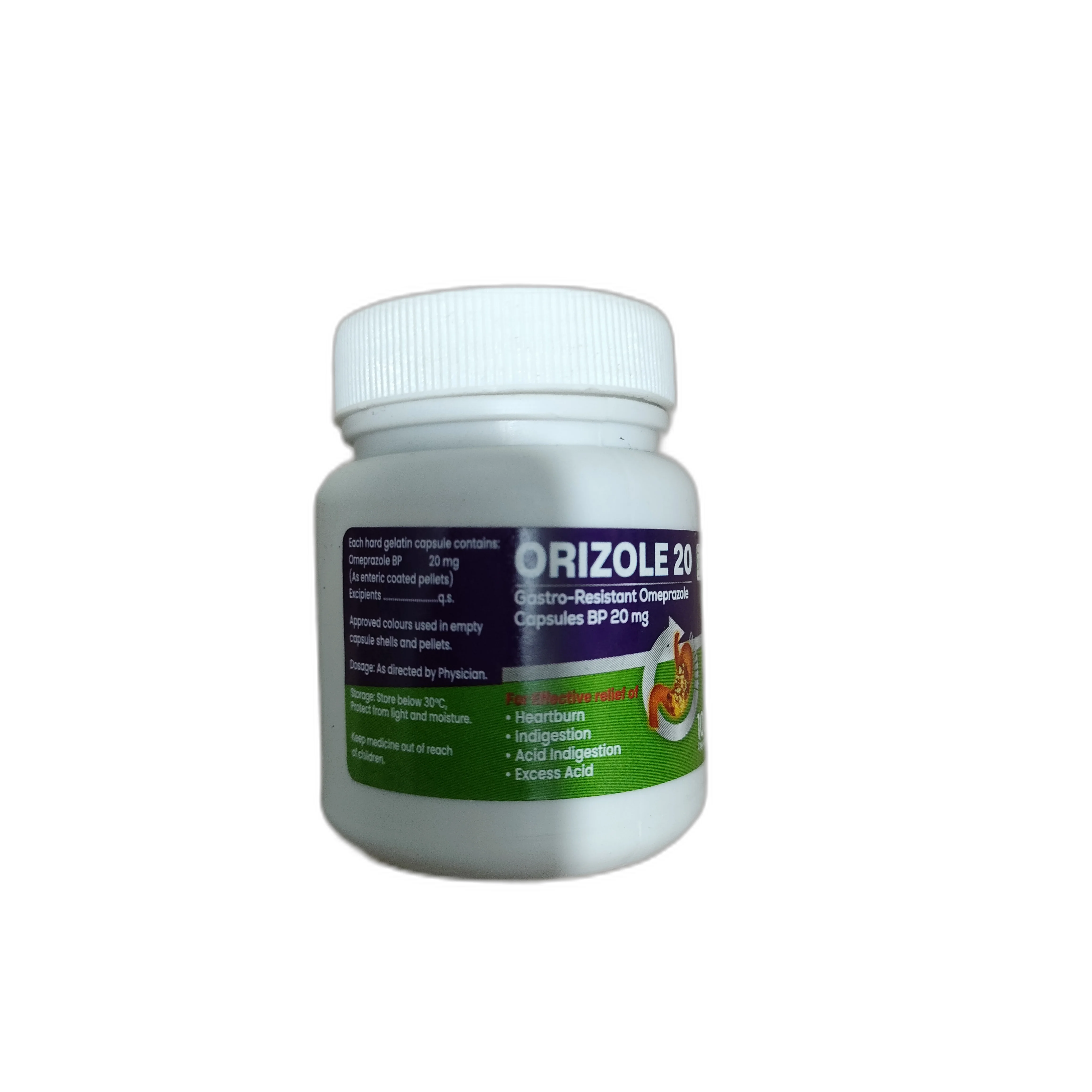 Orizole 20 — available at pharmacies in Cambodia on PharmKulen