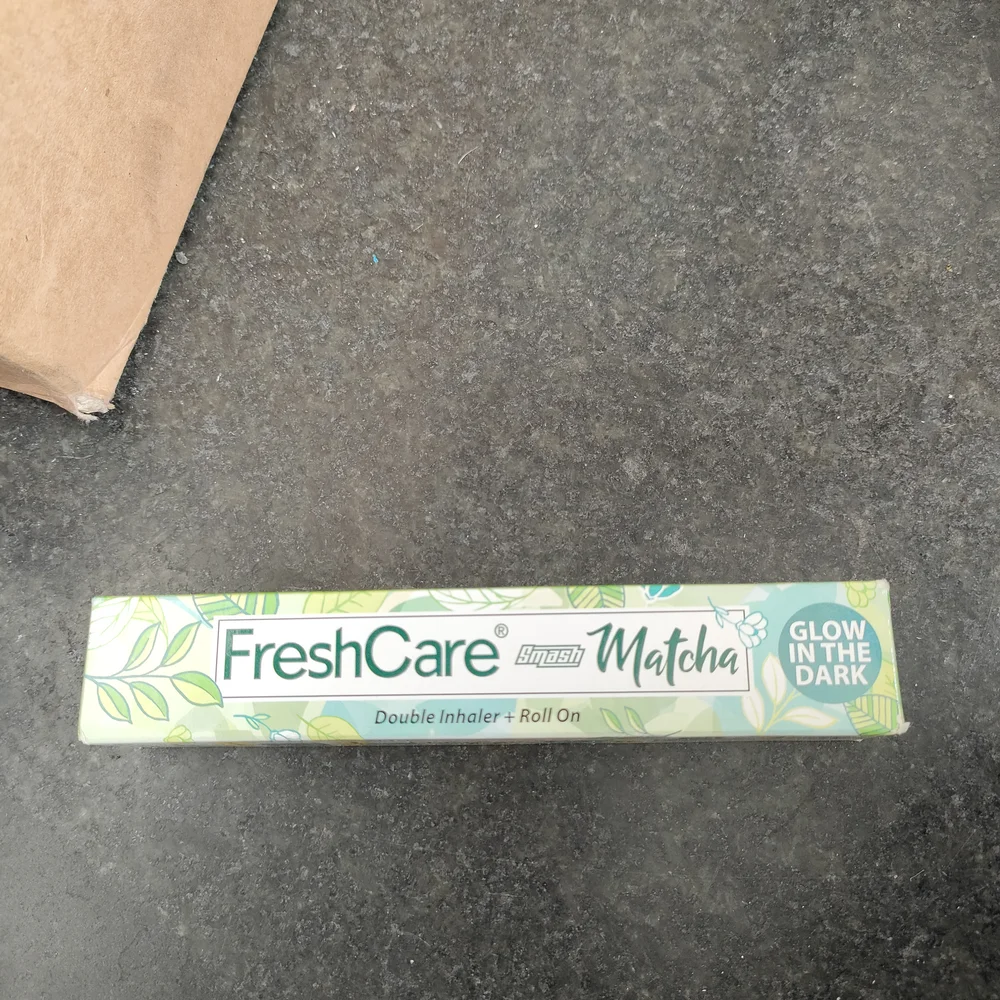 FreshCare Smash Matcha — available at pharmacies in Cambodia on PharmKulen