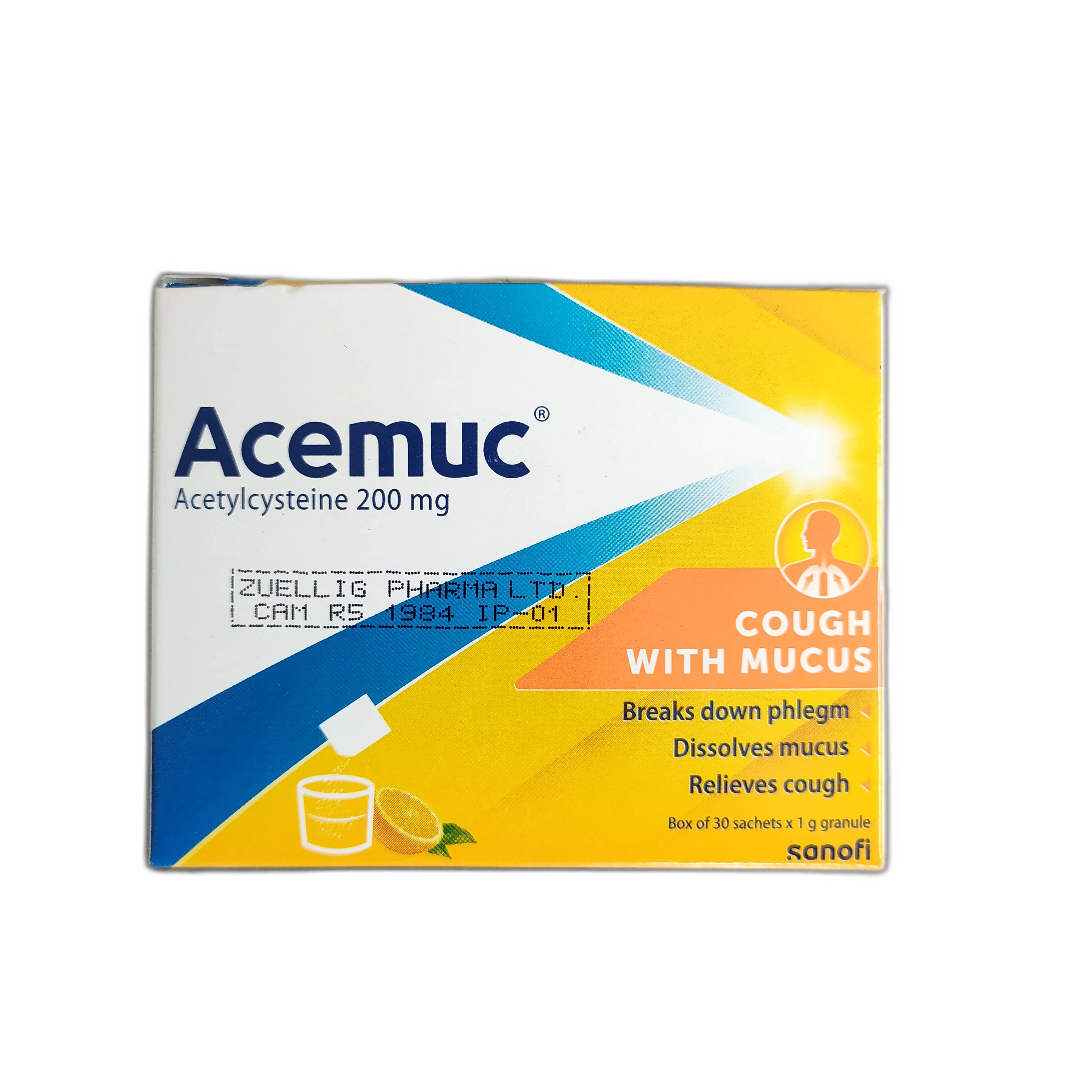 Acemuc — available at pharmacies in Cambodia on PharmKulen