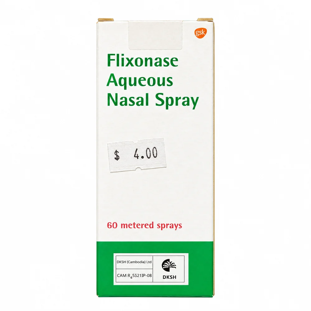 Flixonase — available at pharmacies in Cambodia on PharmKulen