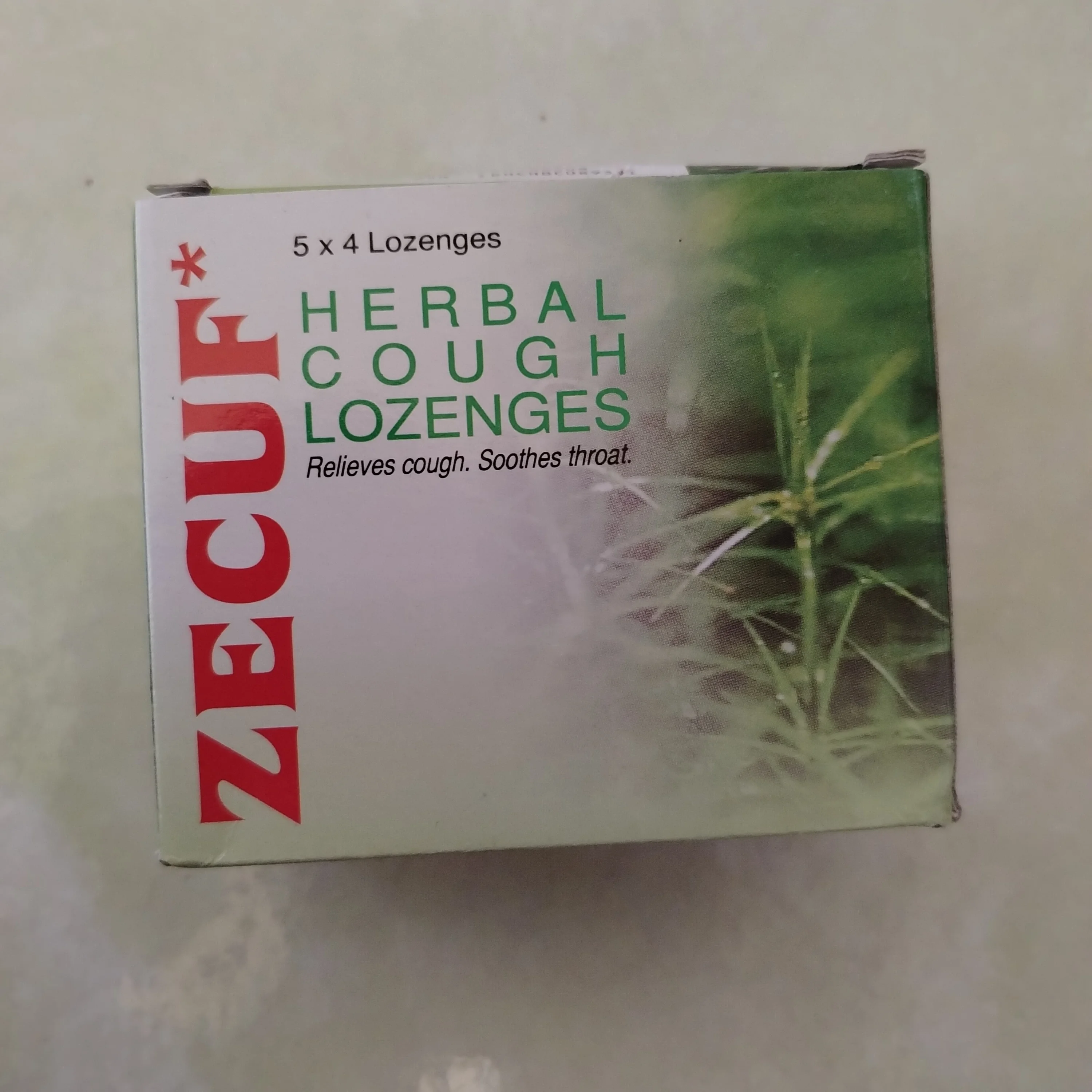 Zecuf Herbal Cough Lozenges — available at pharmacies in Cambodia on PharmKulen