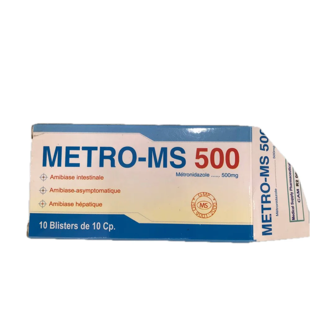 Metro-MS — available at pharmacies in Cambodia on PharmKulen