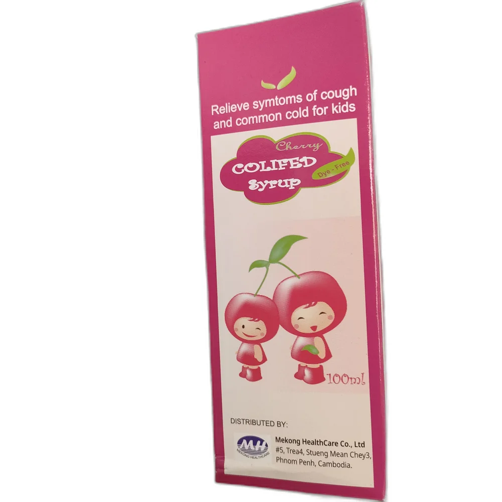 Colifed Syrup — available at pharmacies in Cambodia on PharmKulen