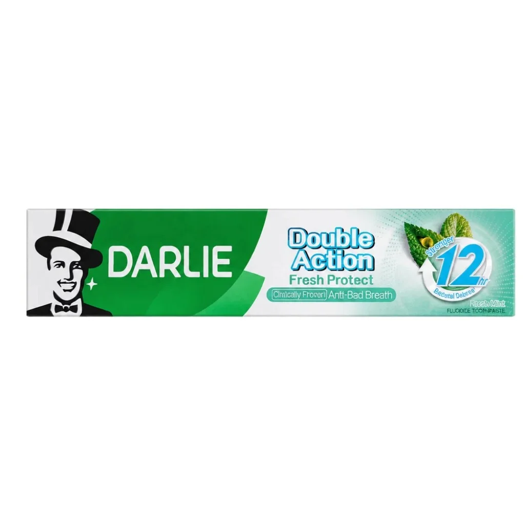 Darlie Double Action Fresh Protect — available at pharmacies in Cambodia on PharmKulen