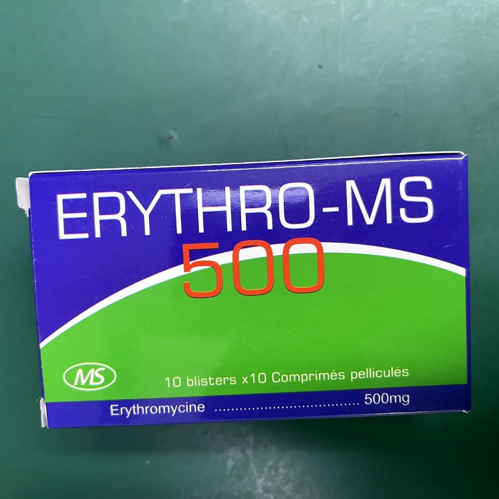 Erythro-MS 500 — available at pharmacies in Cambodia on PharmKulen