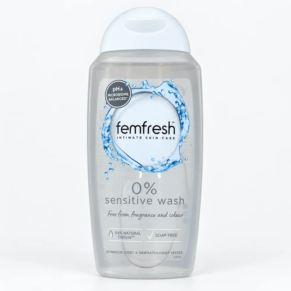 Femfresh 0% Sensitive — available at pharmacies in Cambodia on PharmKulen