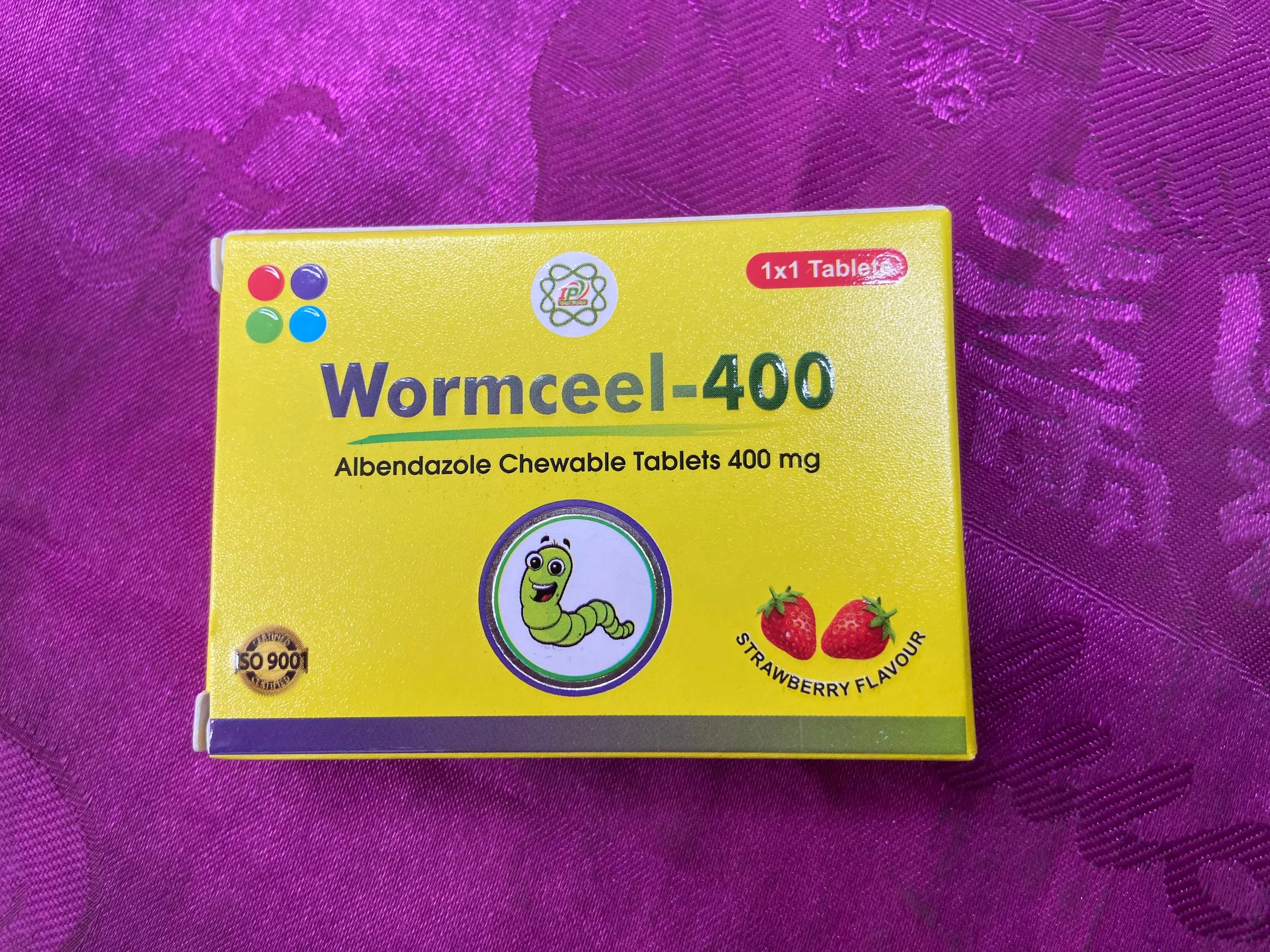 Wormceel 400 — available at pharmacies in Cambodia on PharmKulen