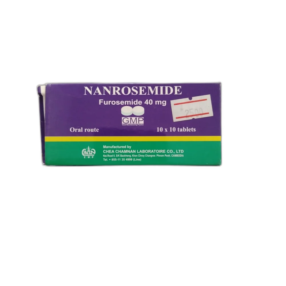 Nanrosemide — available at pharmacies in Cambodia on PharmKulen