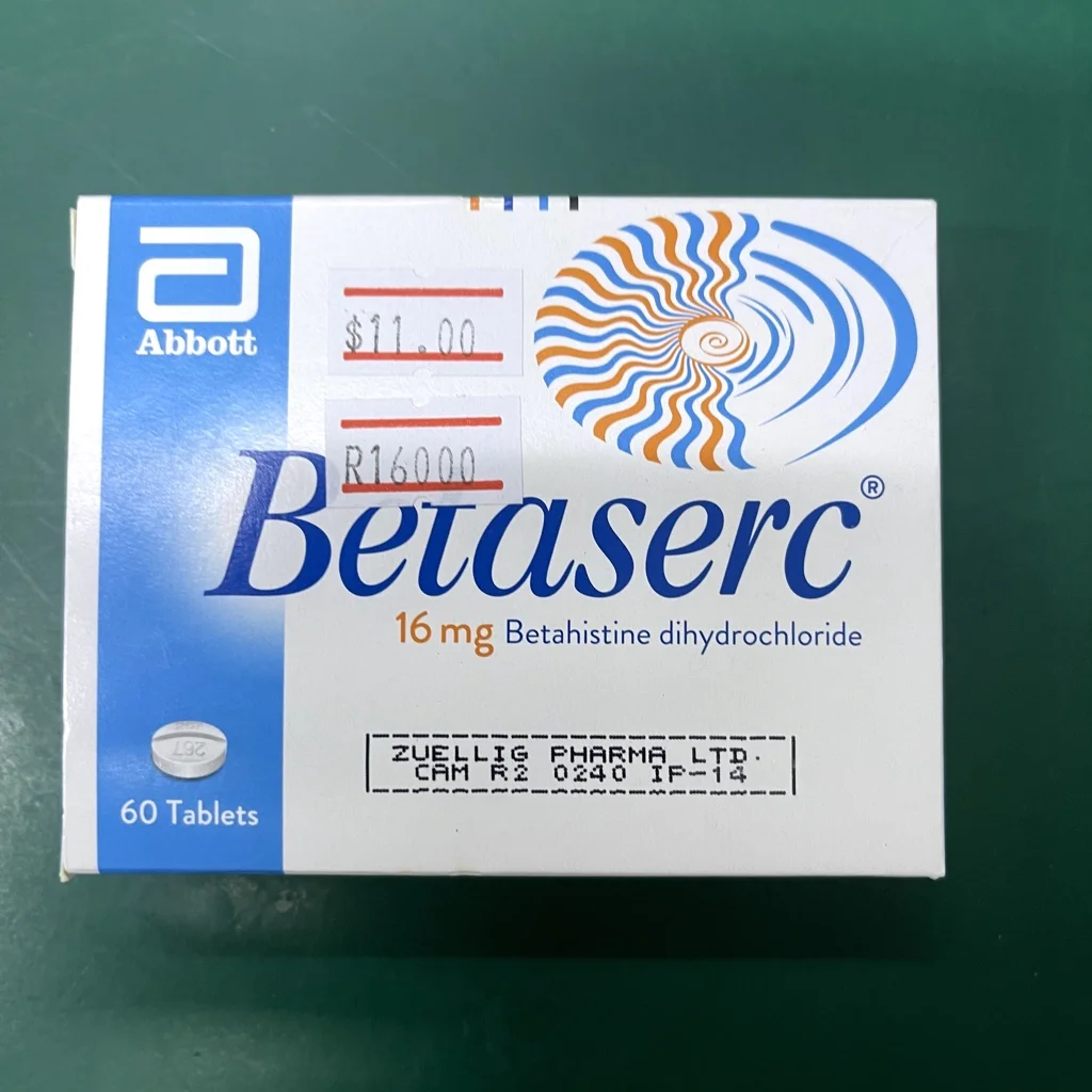 Betaserc — available at pharmacies in Cambodia on PharmKulen