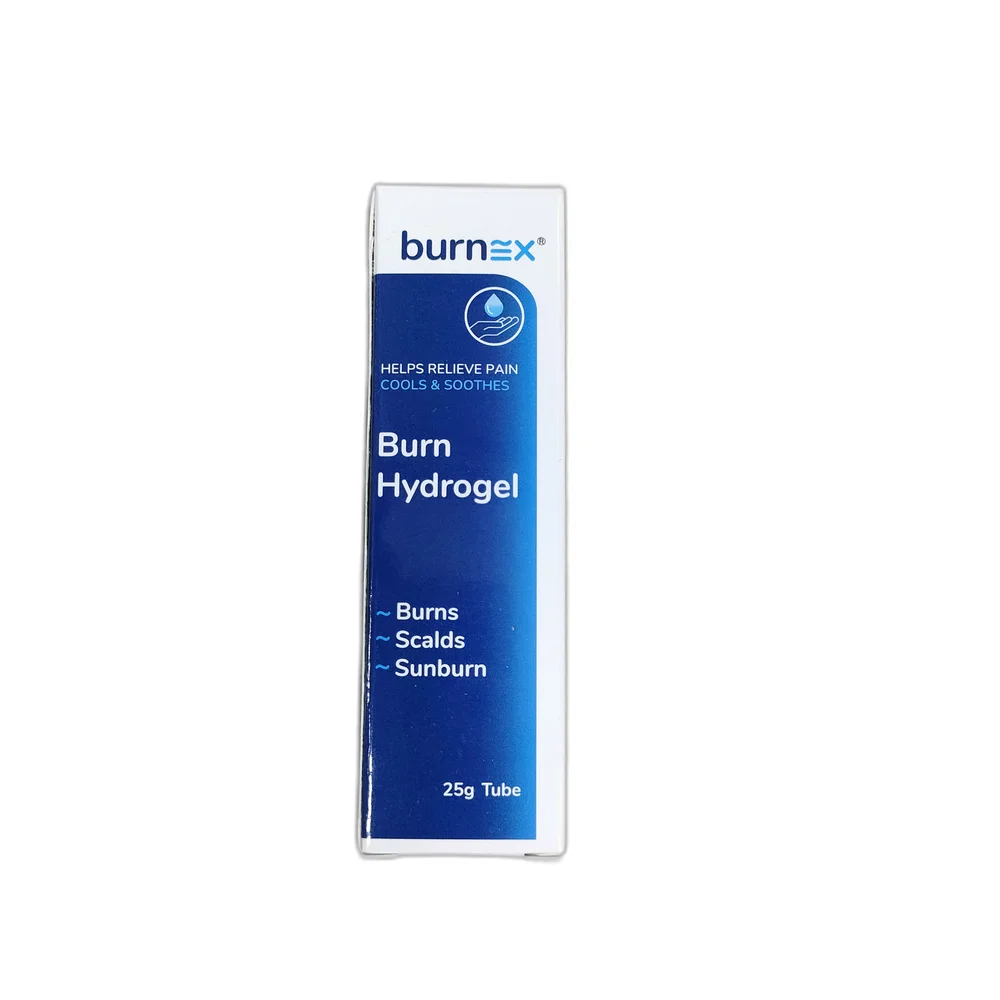 Burnex Burn Hydrogel — available at pharmacies in Cambodia on PharmKulen