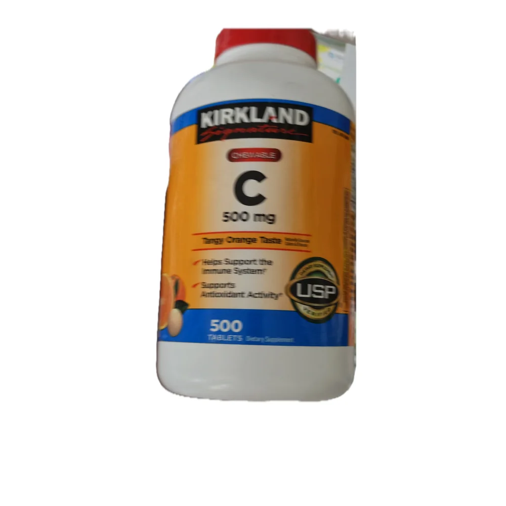 Kirkland Signature Chewable Vitamin C — available at pharmacies in Cambodia on PharmKulen