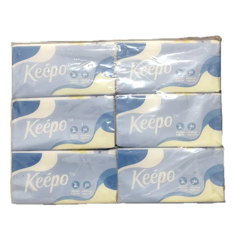 Keepo Mini Facial Tissue — available at pharmacies in Cambodia on PharmKulen