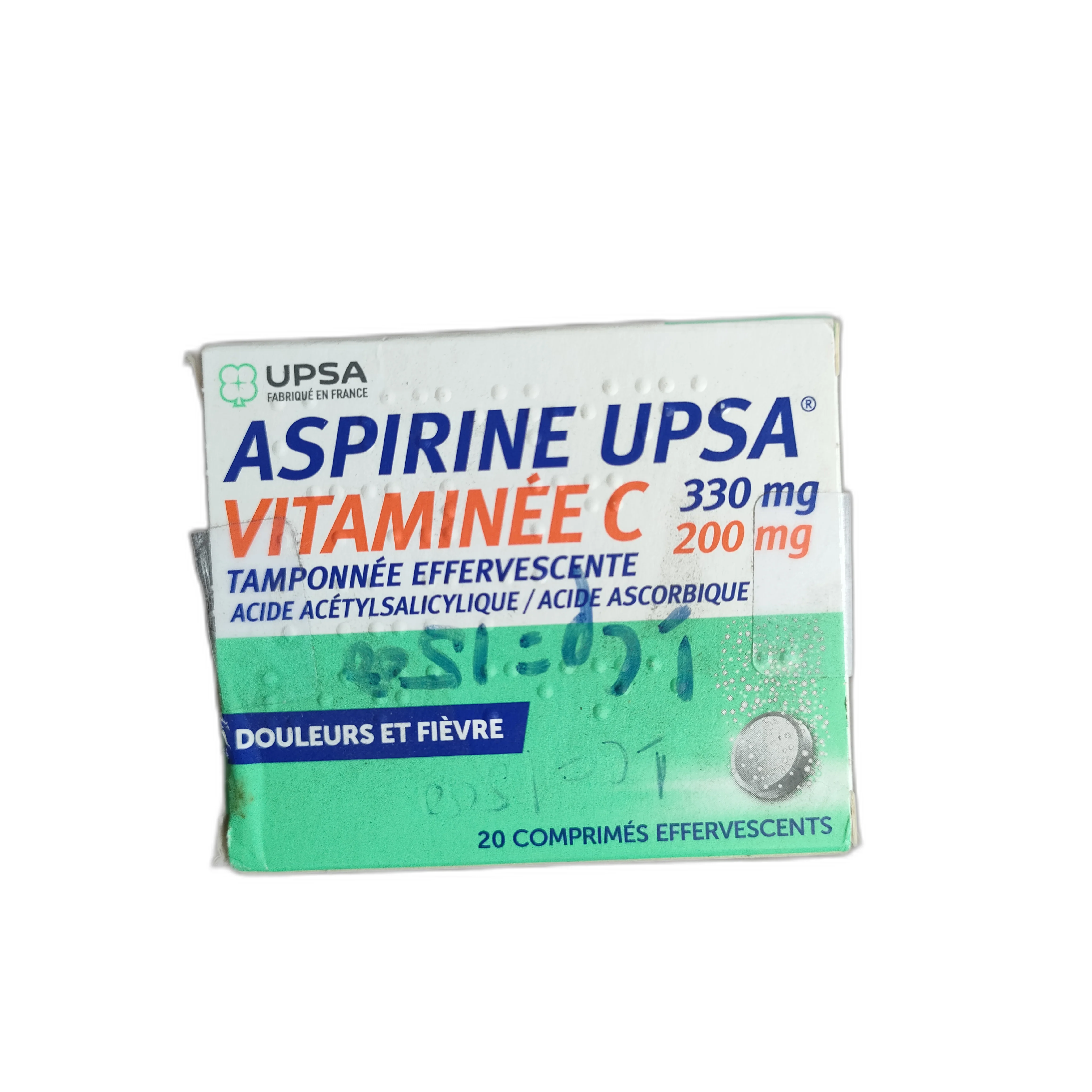 Aspirine UPSA Vitaminée C — available at pharmacies in Cambodia on PharmKulen