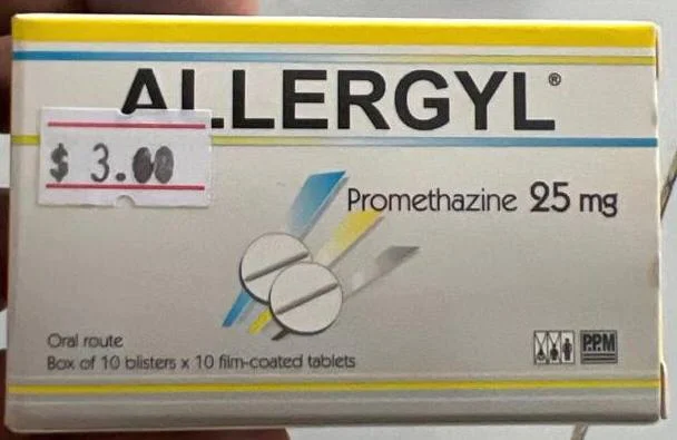 ALLERGYL — available at pharmacies in Cambodia on PharmKulen