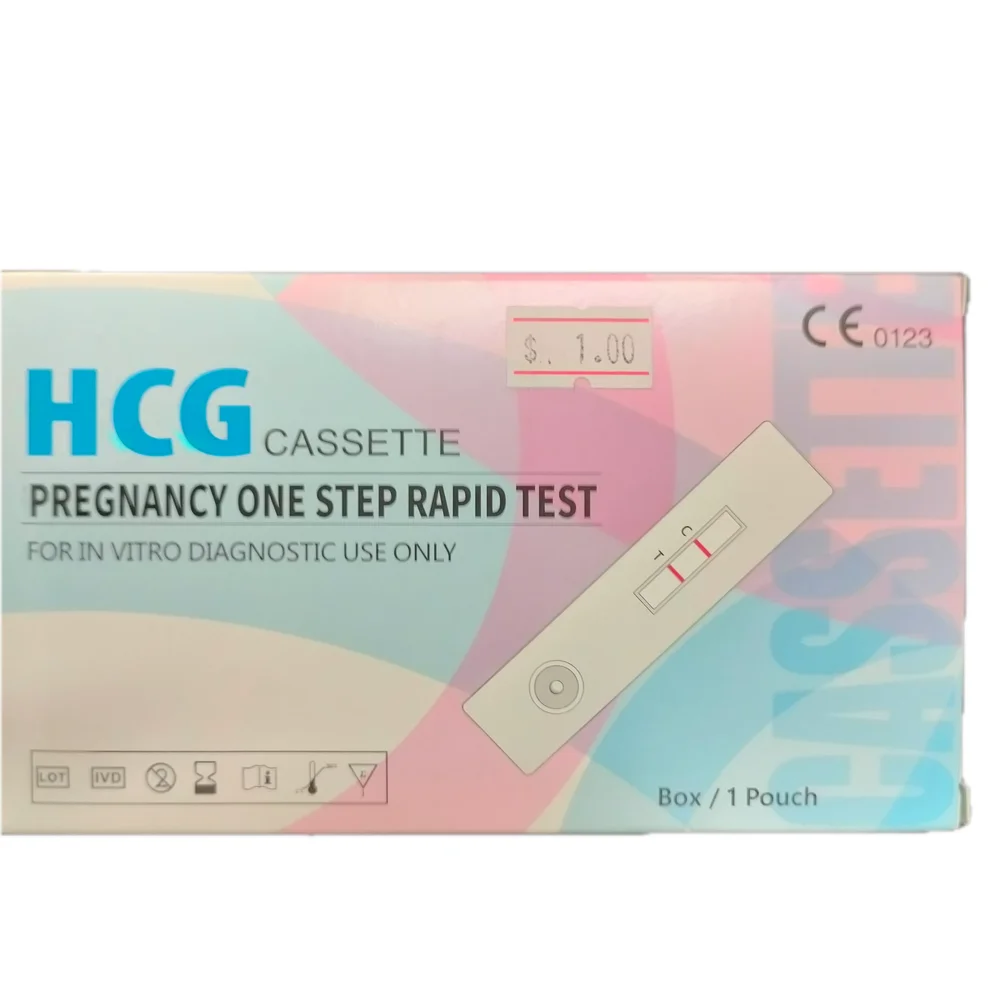 HCG Cassette Pregnancy One Step Rapid Test — available at pharmacies in Cambodia on PharmKulen