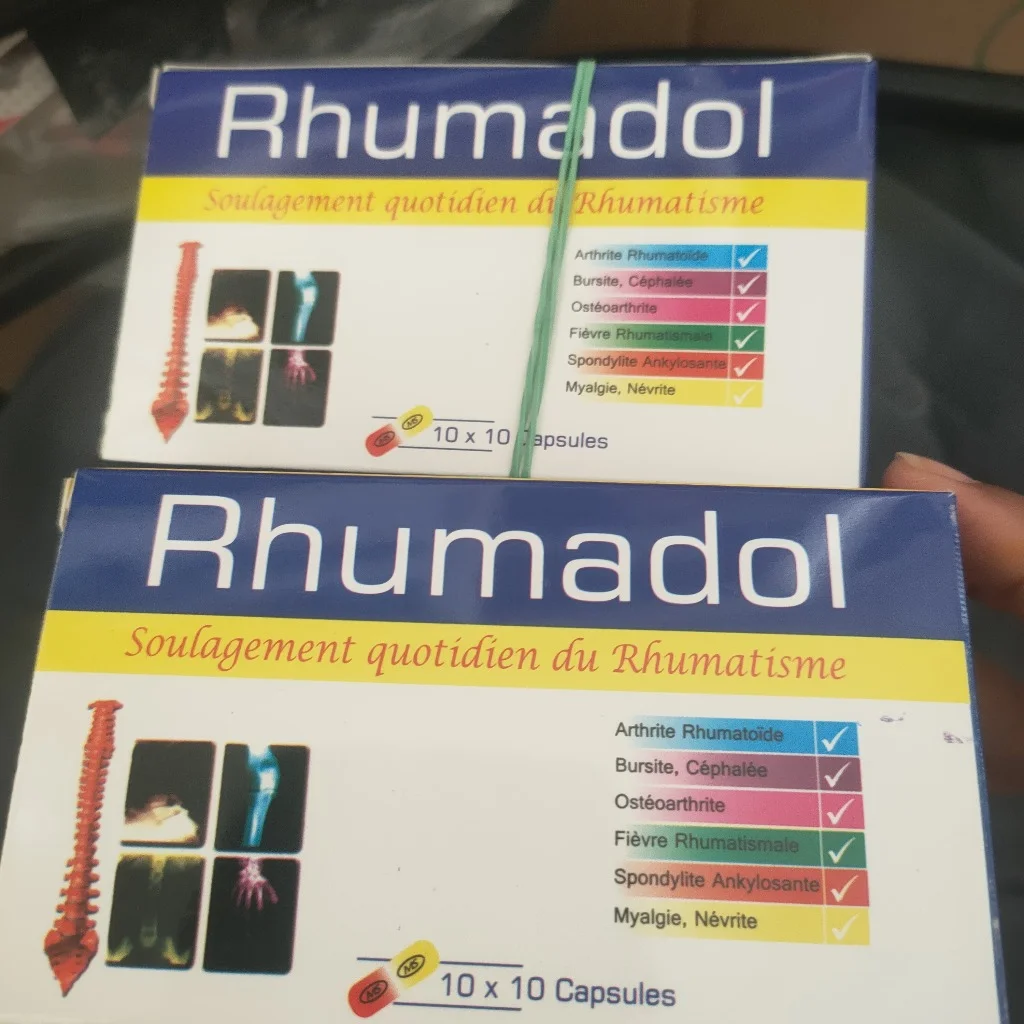 Rhumadol — available at pharmacies in Cambodia on PharmKulen