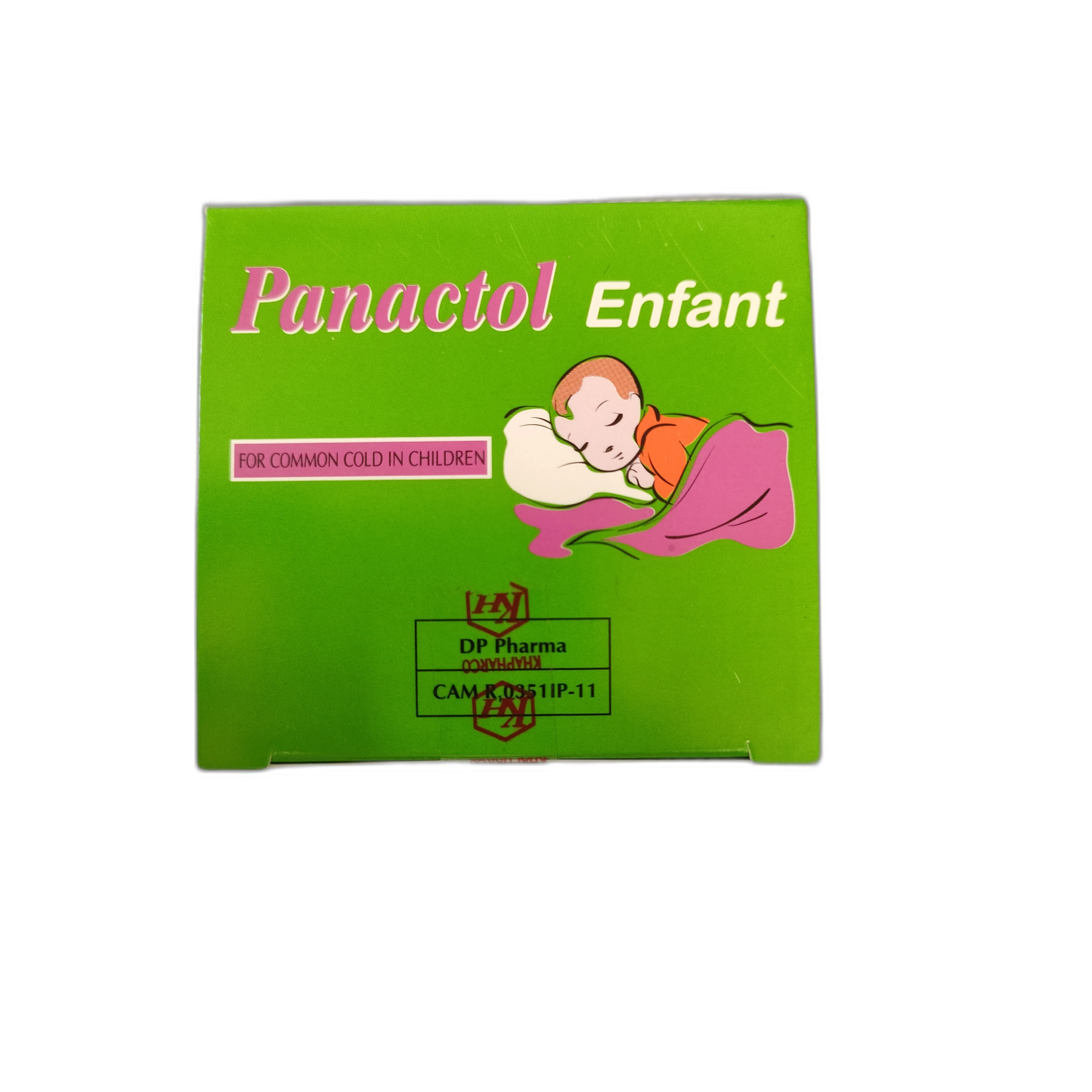 Panactol Enfant — available at pharmacies in Cambodia on PharmKulen