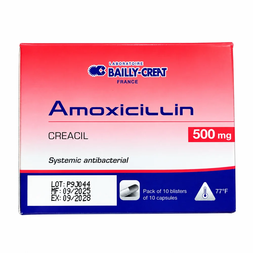 Amoxicillin Creacil — available at pharmacies in Cambodia on PharmKulen