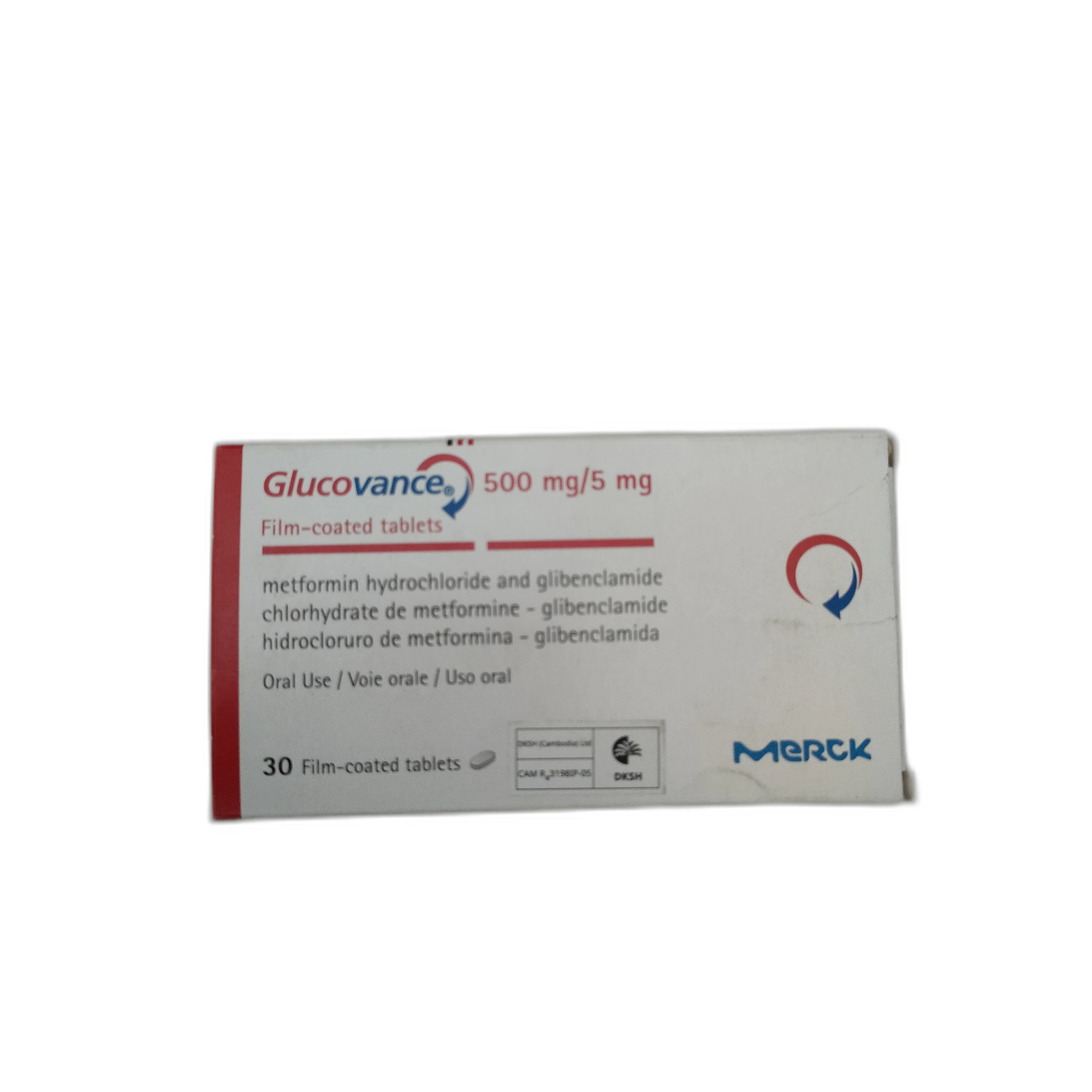Glucovance — available at pharmacies in Cambodia on PharmKulen