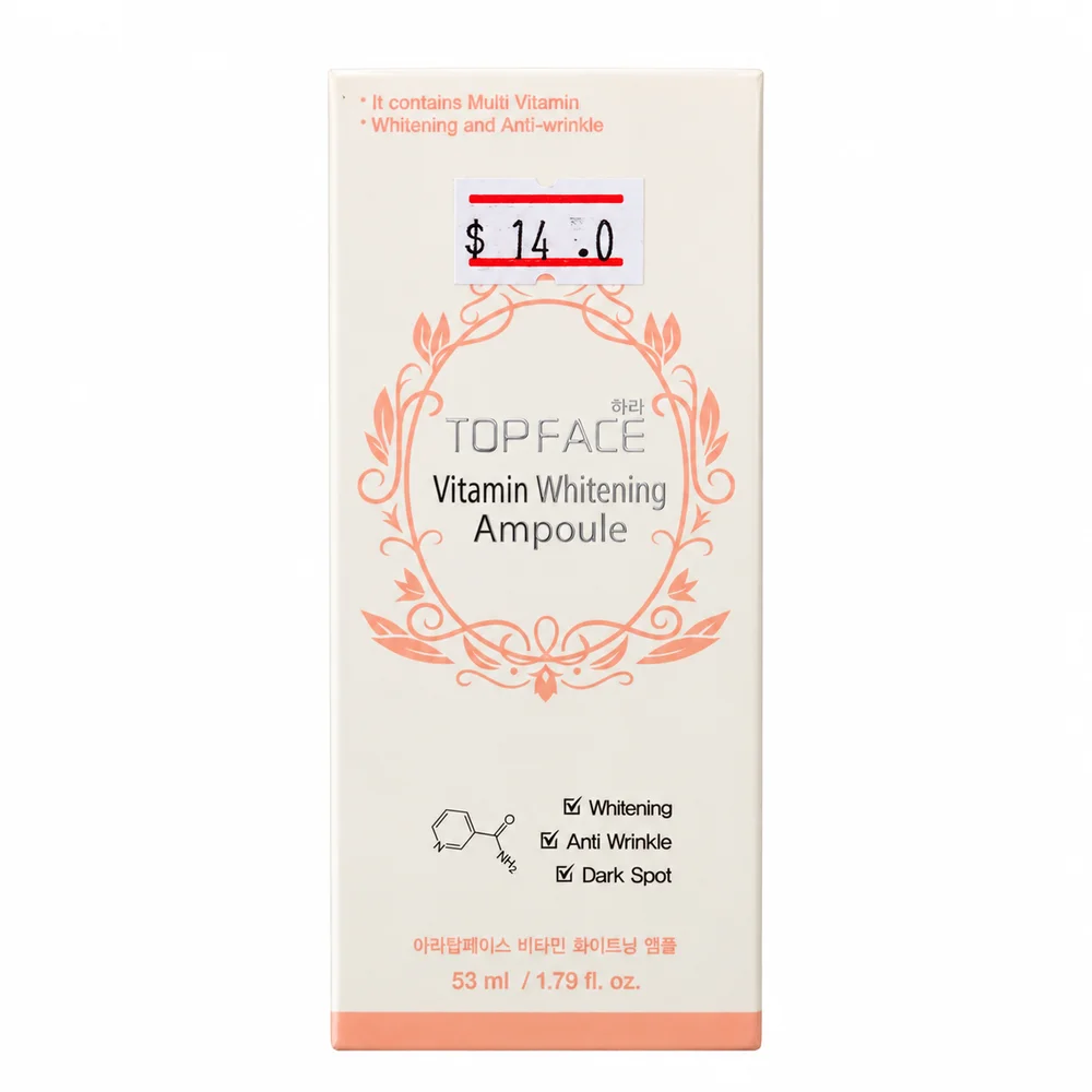 TOPFACE Vitamin Whitening Ampoule — available at pharmacies in Cambodia on PharmKulen