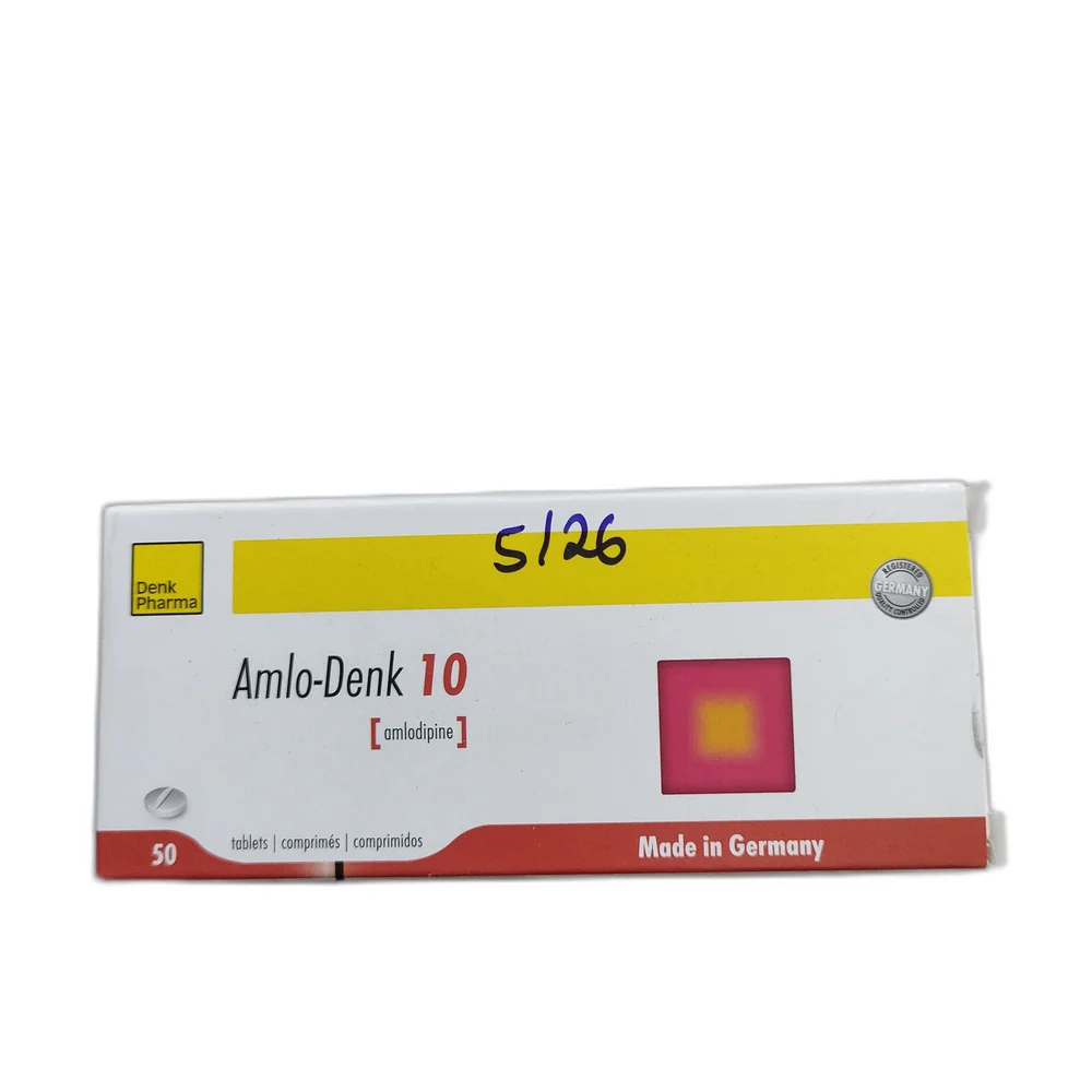 Amlo-Denk 10 — available at pharmacies in Cambodia on PharmKulen