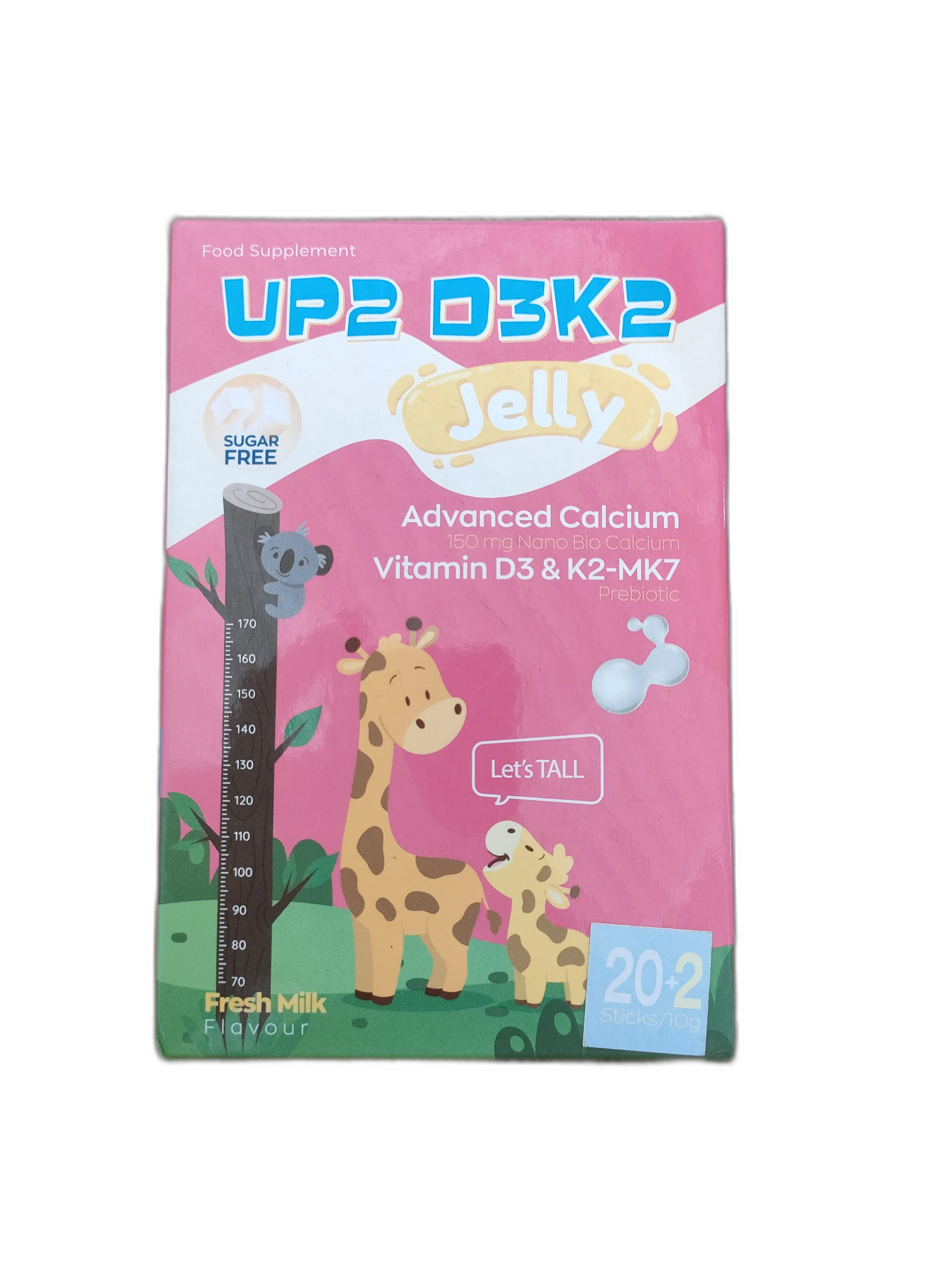 UP2 D3K2 Jelly Advanced Calcium — available at pharmacies in Cambodia on PharmKulen