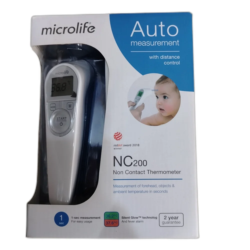 Microlife NC200 Non Contact Thermometer — available at pharmacies in Cambodia on PharmKulen