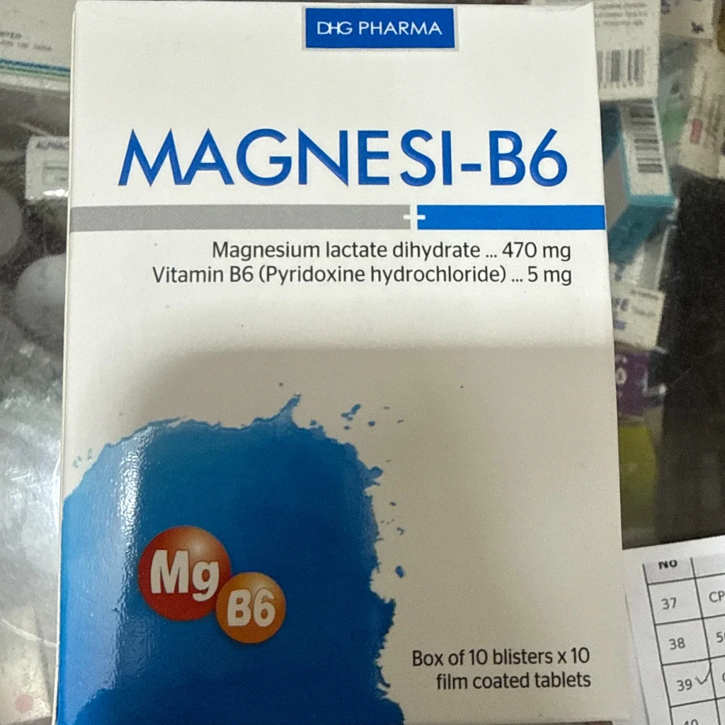 Magnesi-B6 — available at pharmacies in Cambodia on PharmKulen