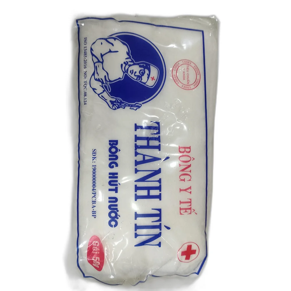 Thanh Tin Medical Cotton — available at pharmacies in Cambodia on PharmKulen