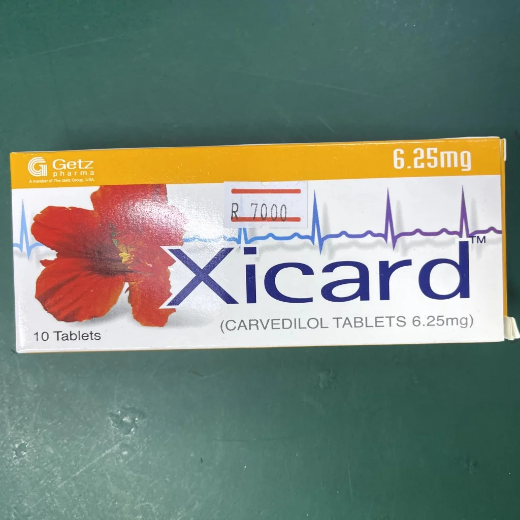 Xicard — available at pharmacies in Cambodia on PharmKulen