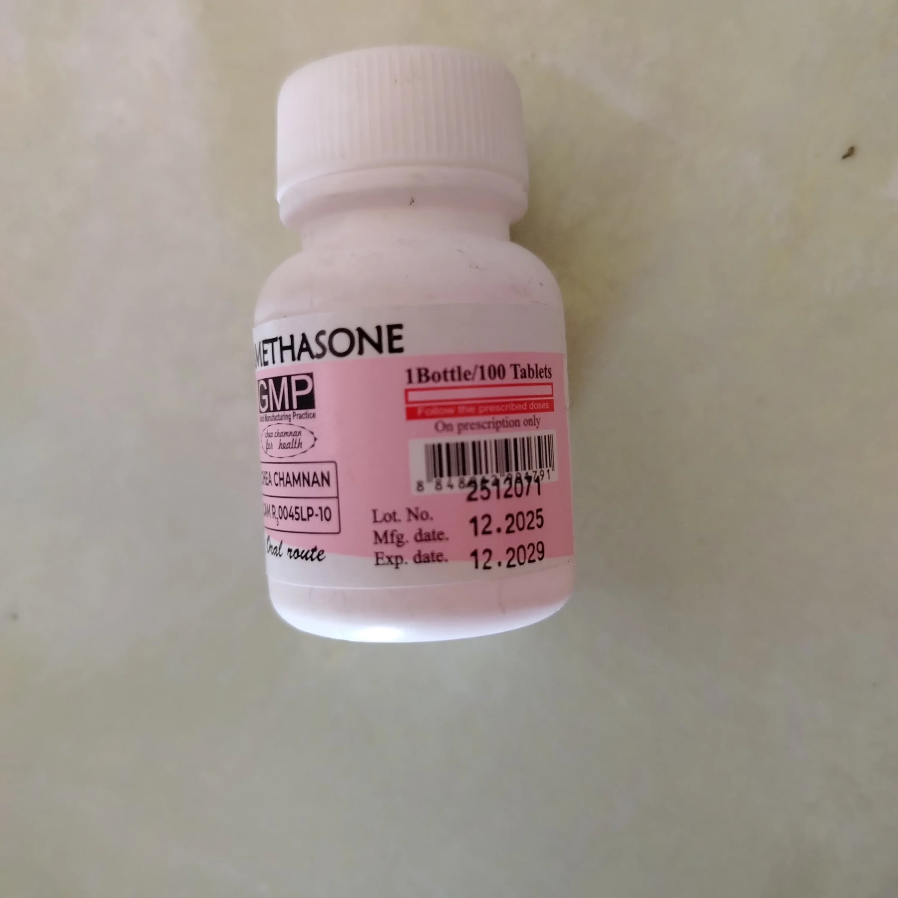 Dexamethasone — available at pharmacies in Cambodia on PharmKulen