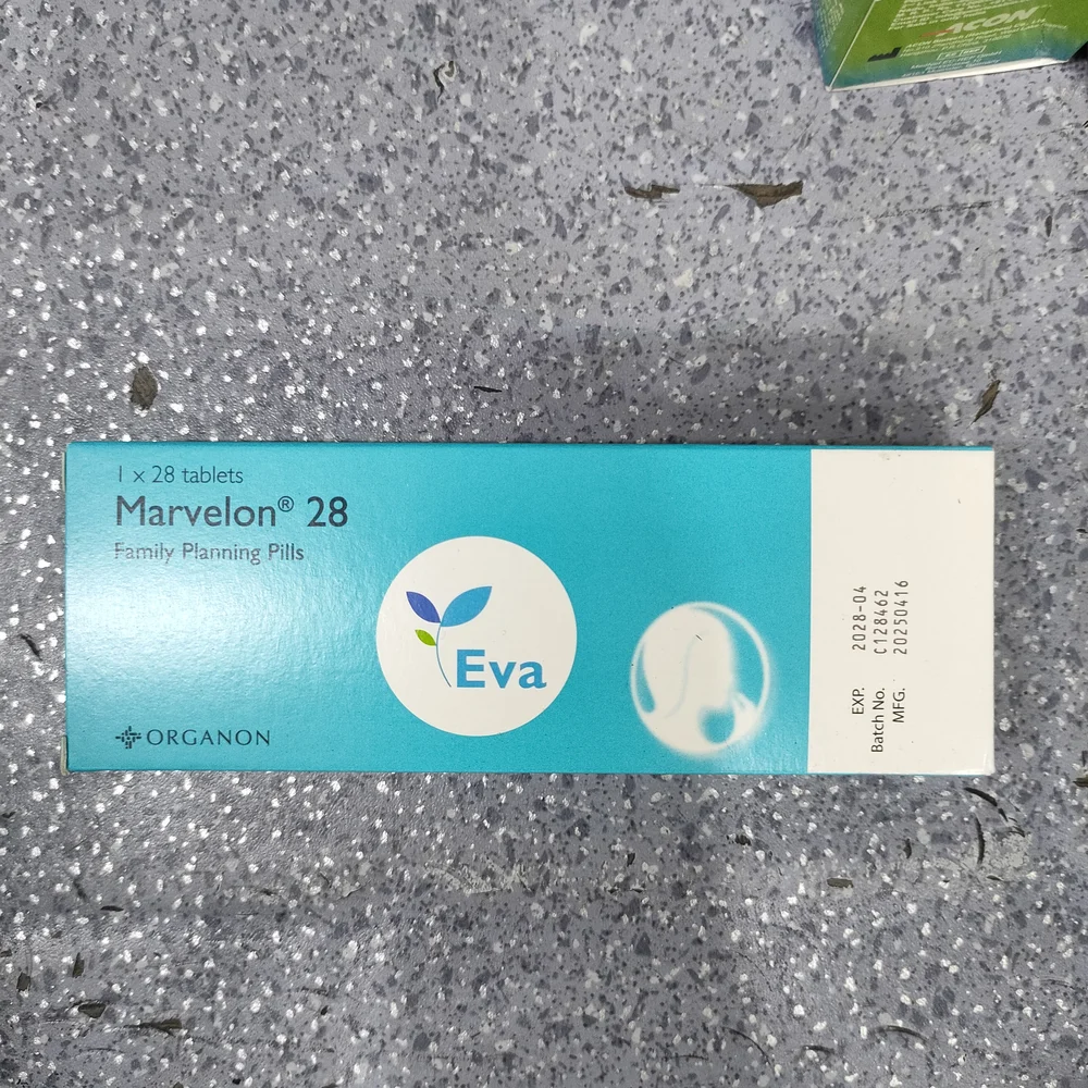 Marvelon 28 — available at pharmacies in Cambodia on PharmKulen