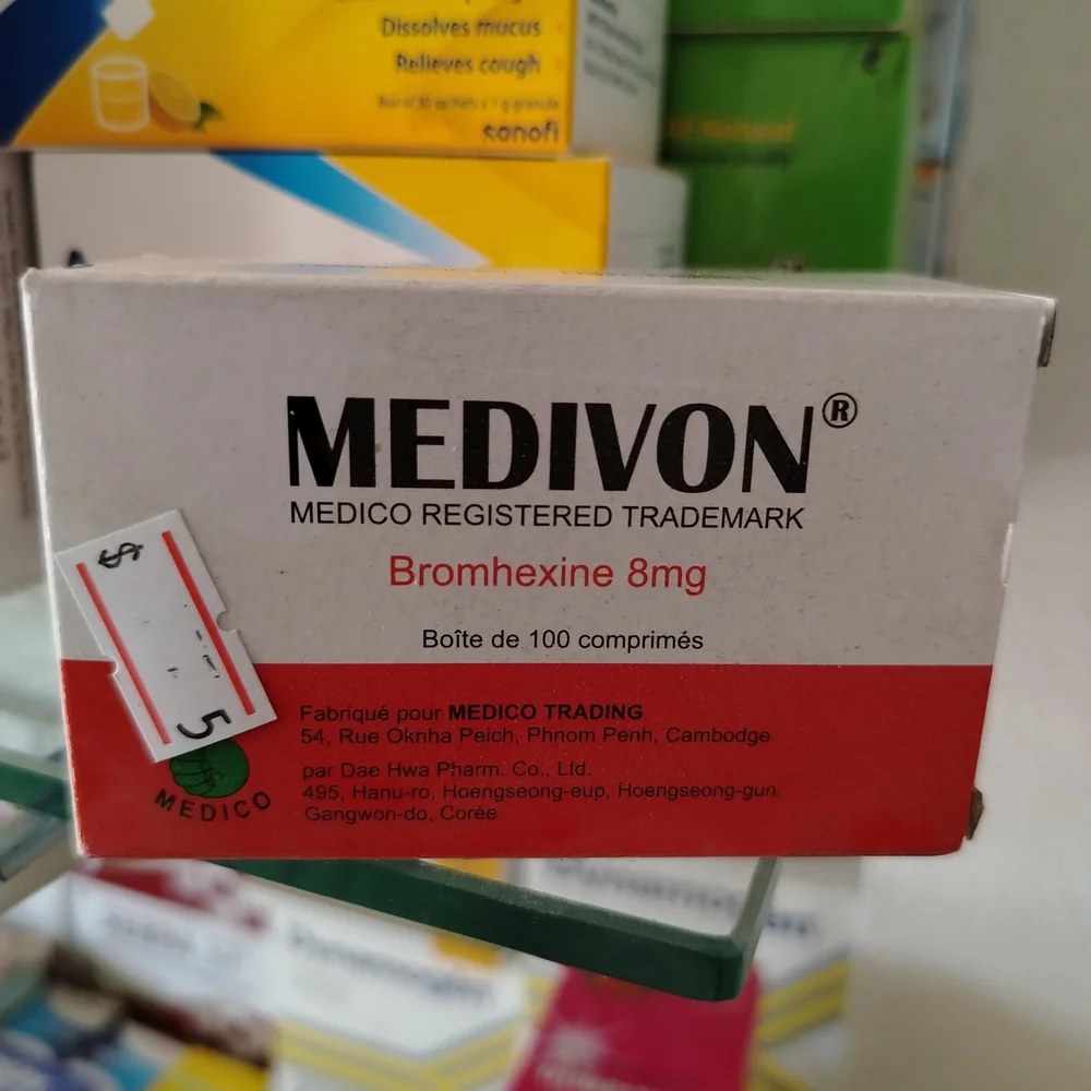Medivon — available at pharmacies in Cambodia on PharmKulen