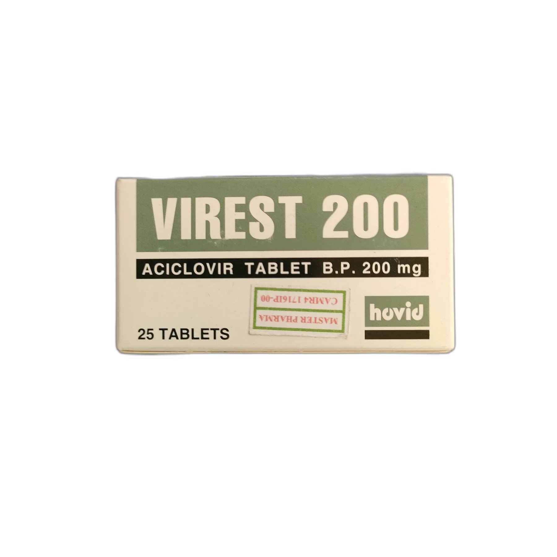 Virest 200 — available at pharmacies in Cambodia on PharmKulen
