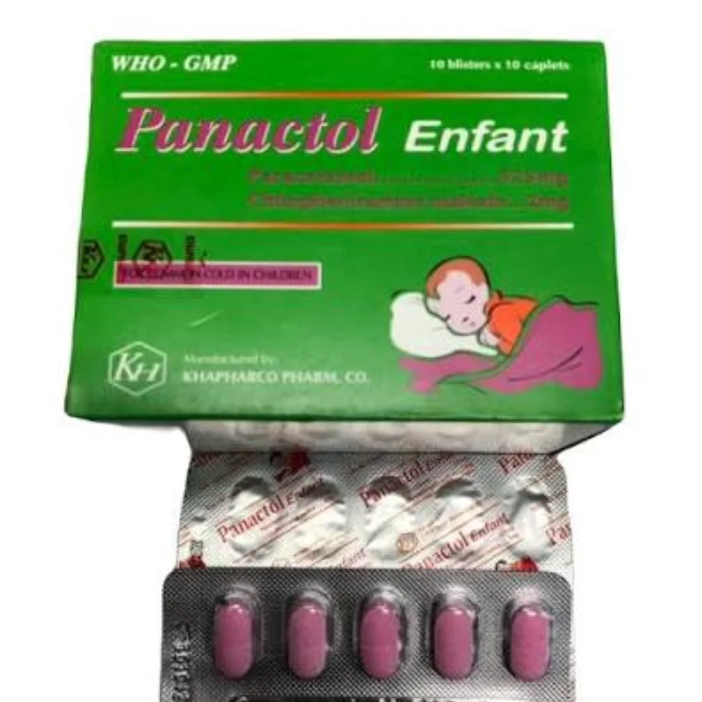 Panactol Enfant — available at pharmacies in Cambodia on PharmKulen