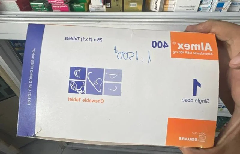 Almex 400 — available at pharmacies in Cambodia on PharmKulen