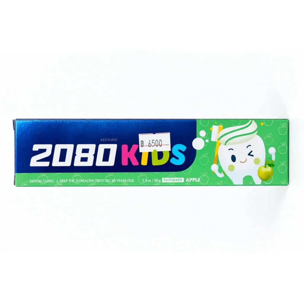 Aekyung 2080 Kids Apple Flavor — available at pharmacies in Cambodia on PharmKulen