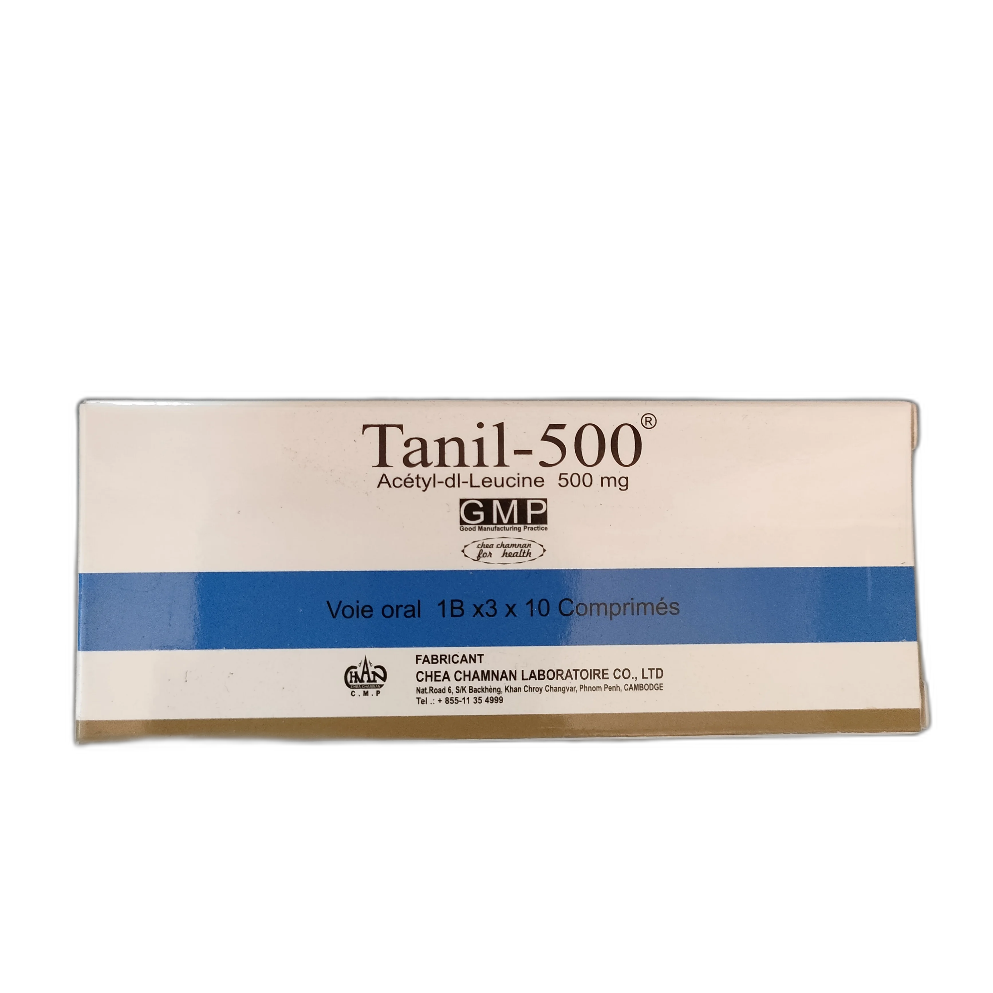 Tanil-500 — available at pharmacies in Cambodia on PharmKulen