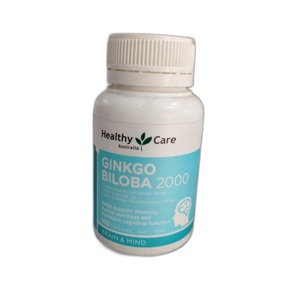 Healthy Care Ginkgo Biloba 2000 — available at pharmacies in Cambodia on PharmKulen