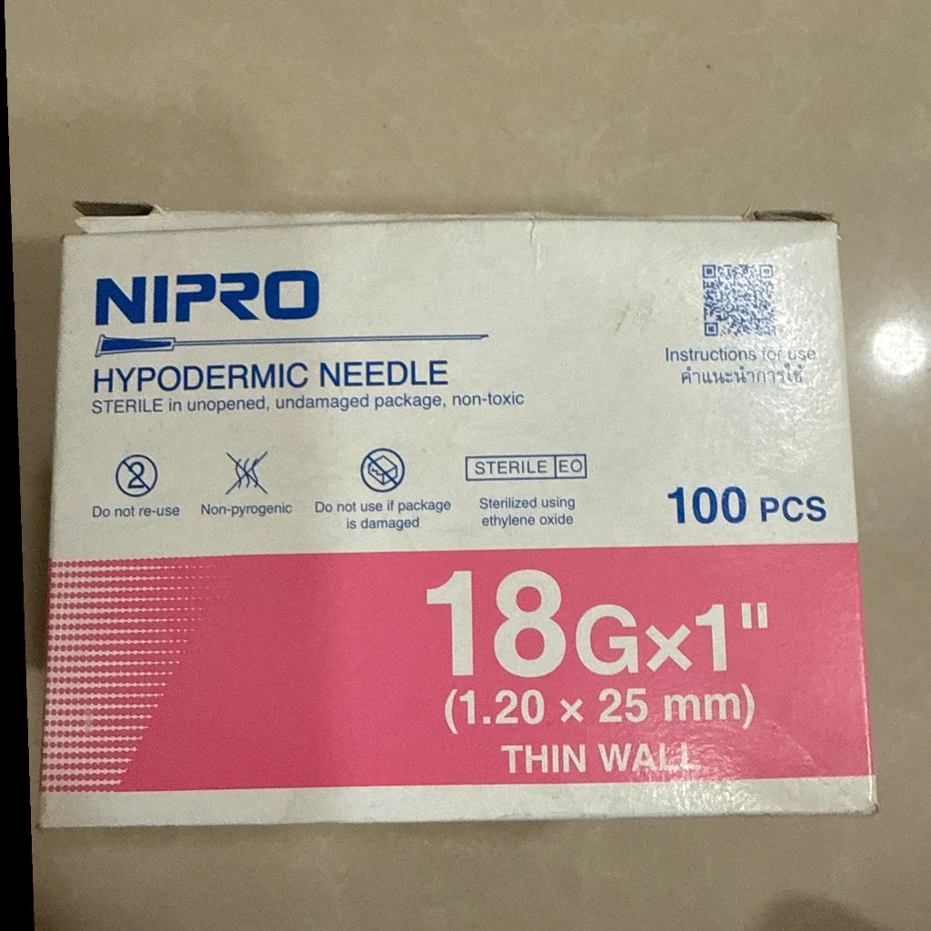 Nipro Hypodermic Needle — available at pharmacies in Cambodia on PharmKulen