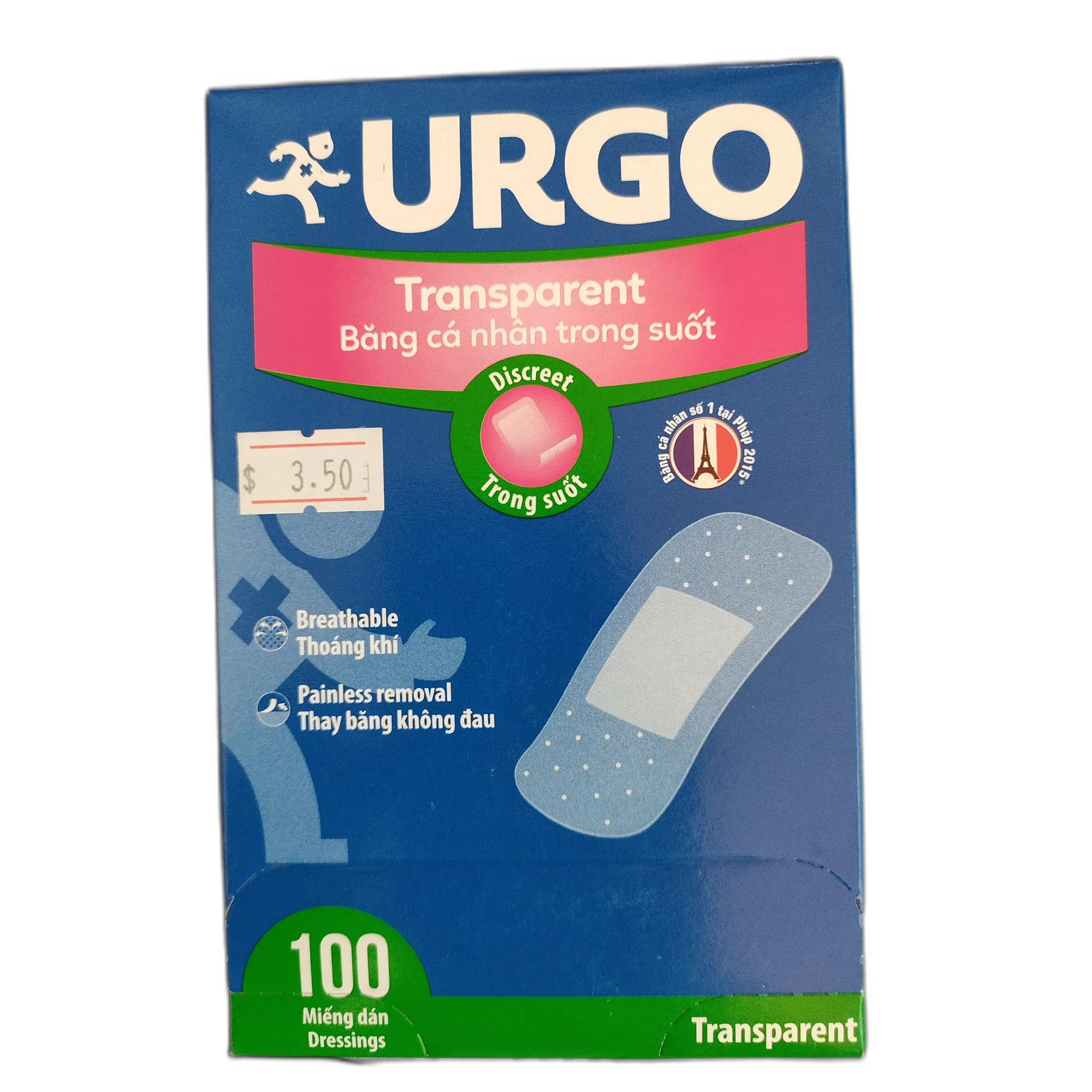 Urgo Transparent — available at pharmacies in Cambodia on PharmKulen