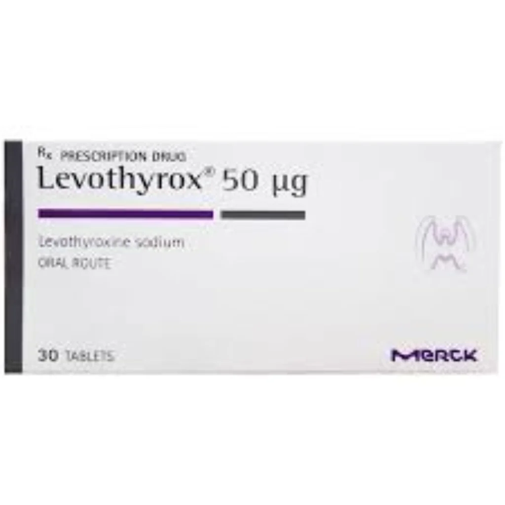 Levothyrox 50µg — available at pharmacies in Cambodia on PharmKulen